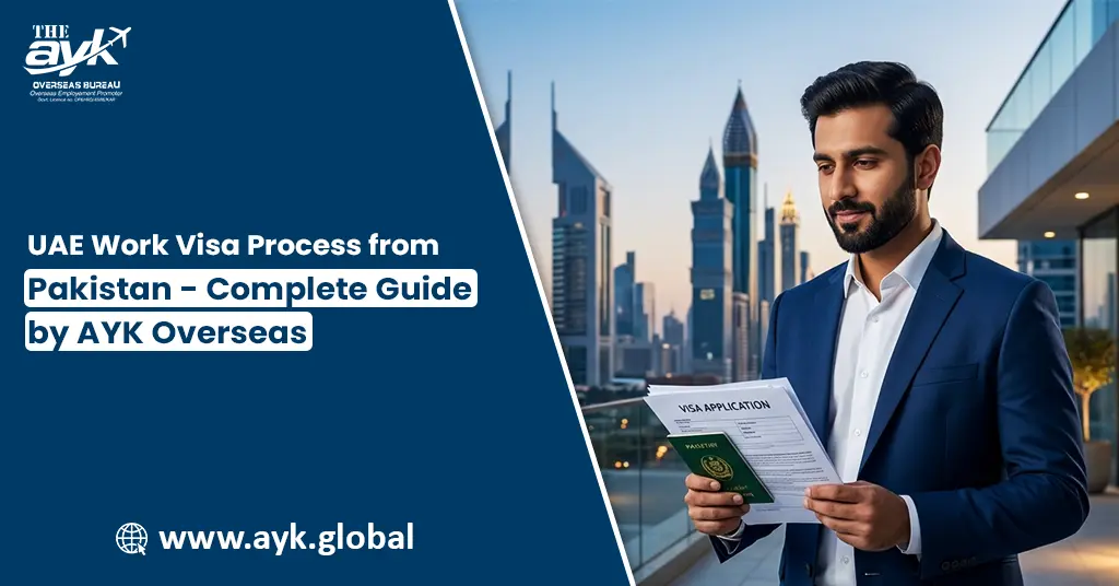 UAE Work Visa Process from Pakistan – Complete Guide by AYK Overseas